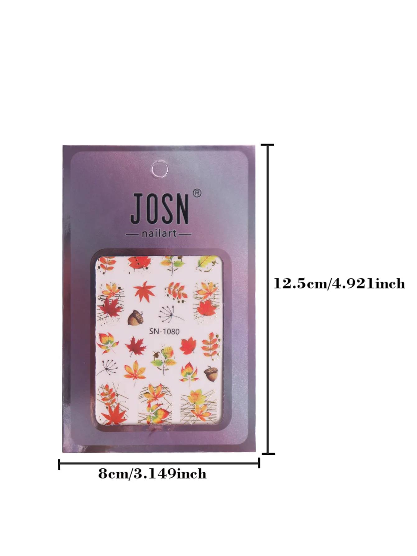 Cartoon Style Retro Maple Leaf Plant Fox Nail Stickers Nail Sticker display picture 14