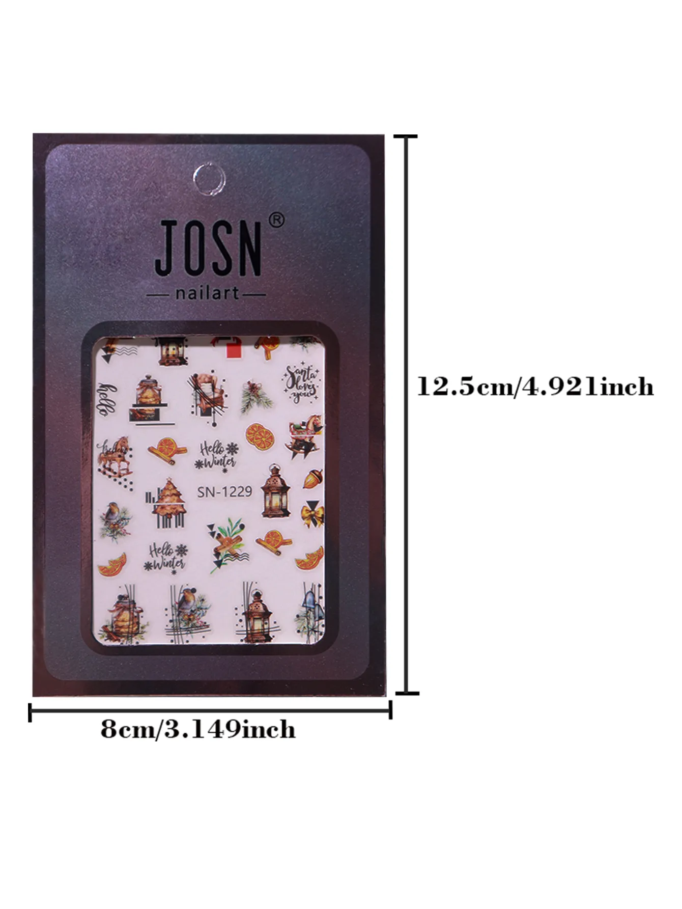 Halloween Style Classic Style Pumpkin Bulb Spider Web Nail Stickers Nail Sticker display picture 14