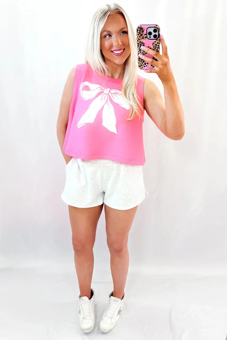 Summer 2025 Sweet Style Women's Pullover Round Neck Vest Butterfly Knot Print Sleeveless Top Fresh And Cute Design Polyester Fabric display picture 2