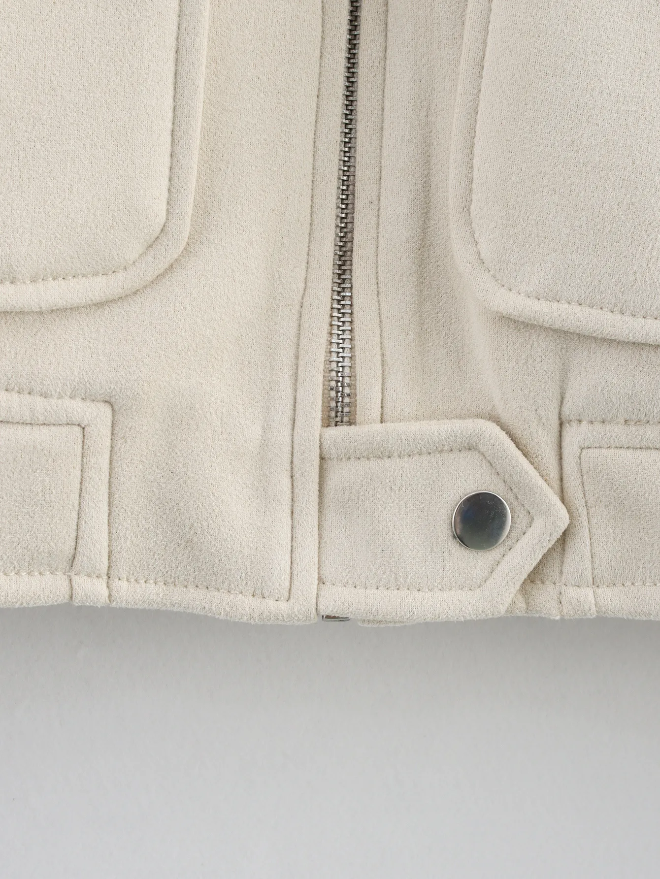 European Style Suede Jacket Outerwear Women's College Fresh Sweet Loose Fit Long Sleeve Vintage Style Fashion Outerwear display picture 18