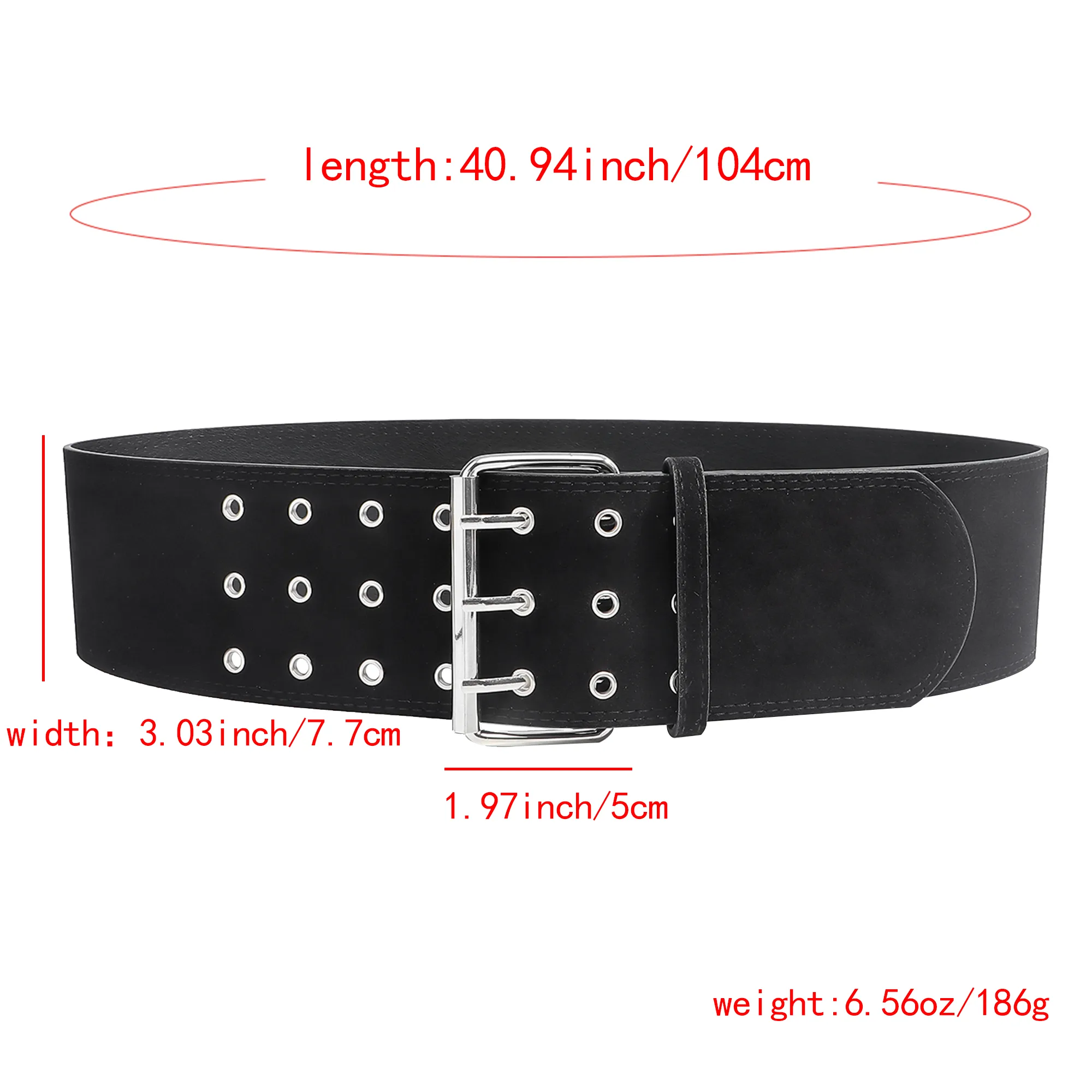 Casual Retro Punk Street Fashion Suede Waist Chain Decorative Skirt Pants Belt Three Button Geometric Pattern Adult Women's Accessories display picture 1