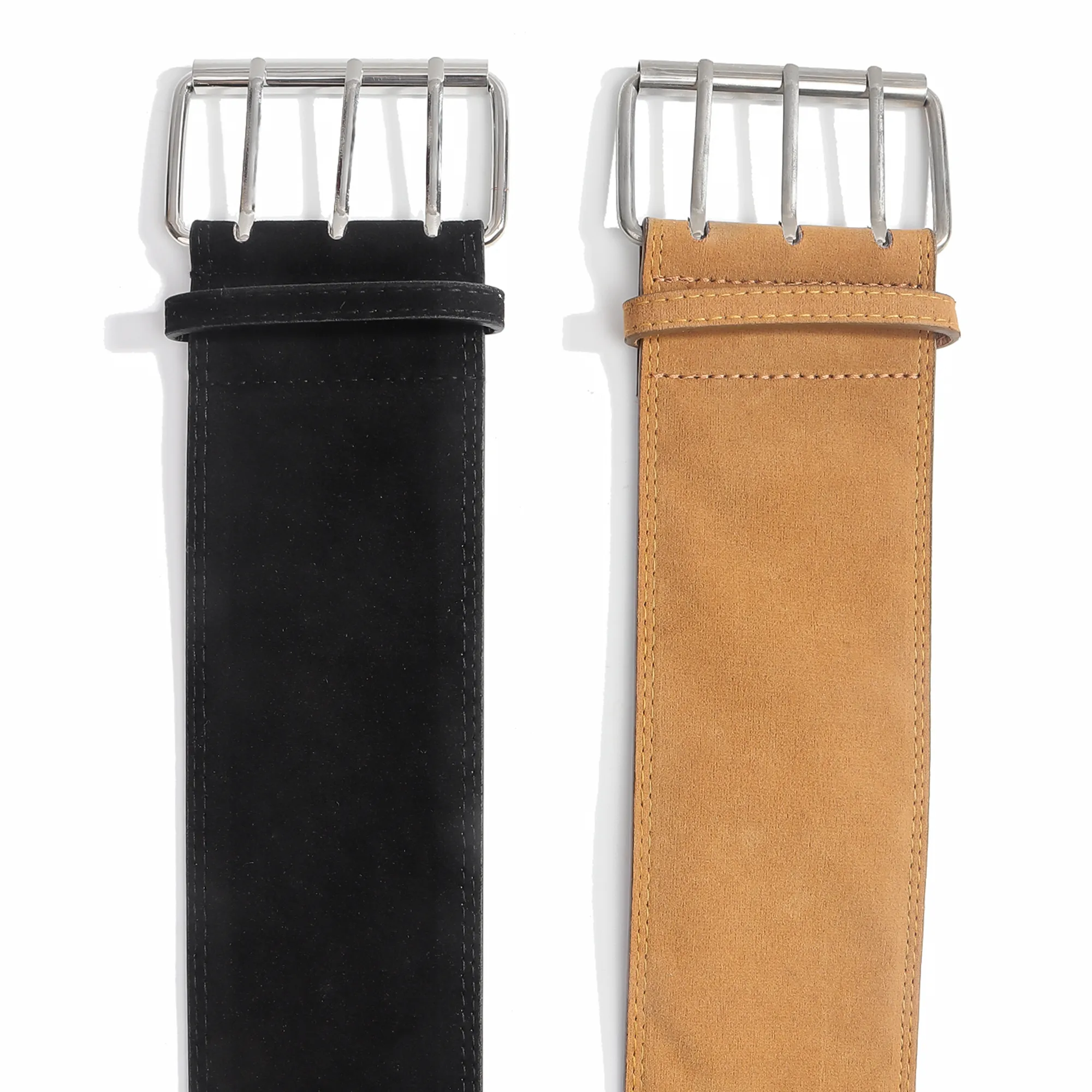 Casual Retro Punk Street Fashion Suede Waist Chain Decorative Skirt Pants Belt Three Button Geometric Pattern Adult Women's Accessories display picture 3