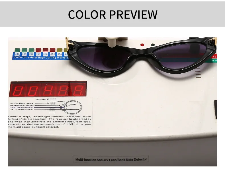 Unisex Cat Eye Sunglasses Fashionable Street Style Narrow Trendy Women Men Eyewear Show Off Casual Polarized UV400 All Seasons display picture 7