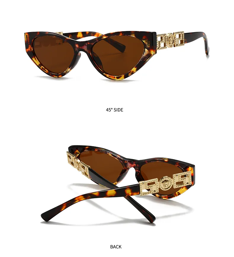 Unisex Cat Eye Sunglasses Fashionable Street Style Narrow Trendy Women Men Eyewear Show Off Casual Polarized UV400 All Seasons display picture 19