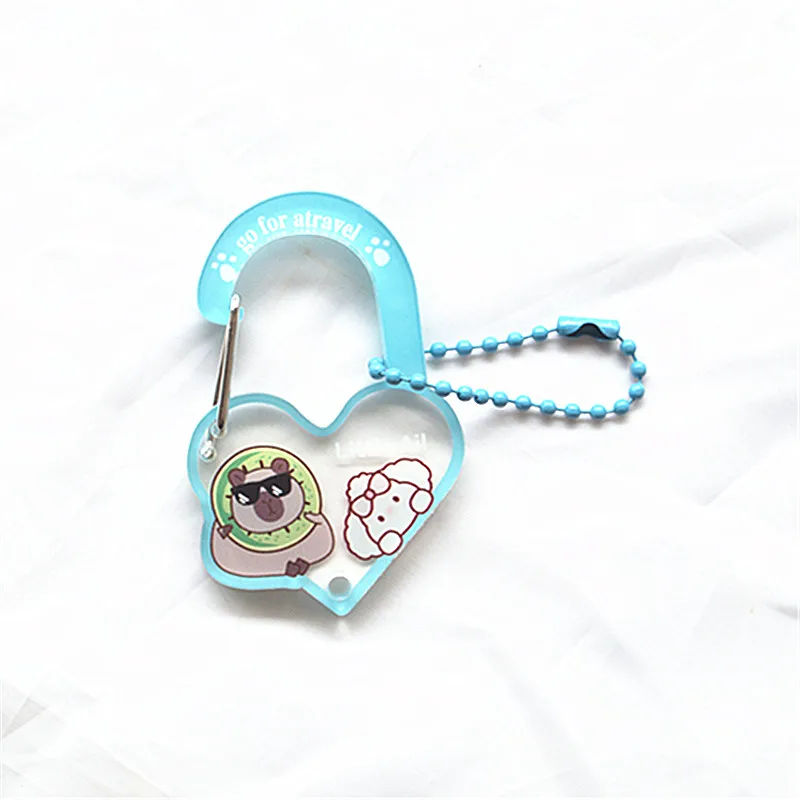 Acrylic Keychain Cartoon Character Pendant Metal Acrylic Key Ring Cute Sweet Casual Style Suitable For Daily Party Holiday Use display picture 8