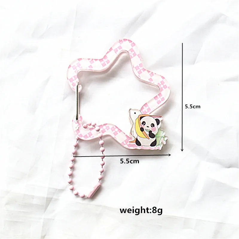 Acrylic Keychain Cartoon Character Pendant Metal Acrylic Key Ring Cute Sweet Casual Style Suitable For Daily Party Holiday Use display picture 3
