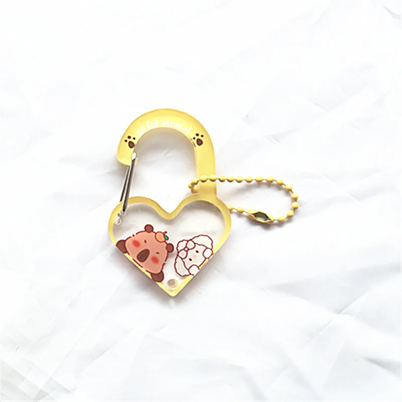 Acrylic Keychain Cartoon Character Pendant Metal Acrylic Key Ring Cute Sweet Casual Style Suitable For Daily Party Holiday Use display picture 5