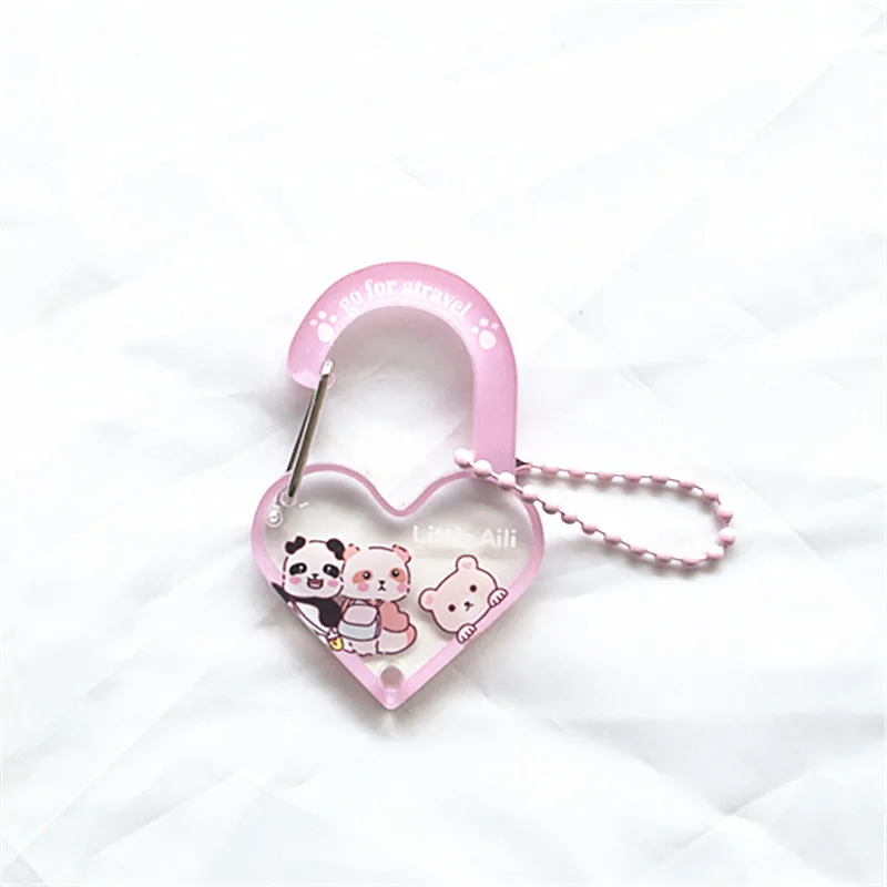 Acrylic Keychain Cartoon Character Pendant Metal Acrylic Key Ring Cute Sweet Casual Style Suitable For Daily Party Holiday Use display picture 4