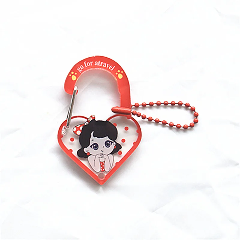 Acrylic Keychain Cartoon Character Pendant Metal Acrylic Key Ring Cute Sweet Casual Style Suitable For Daily Party Holiday Use display picture 7