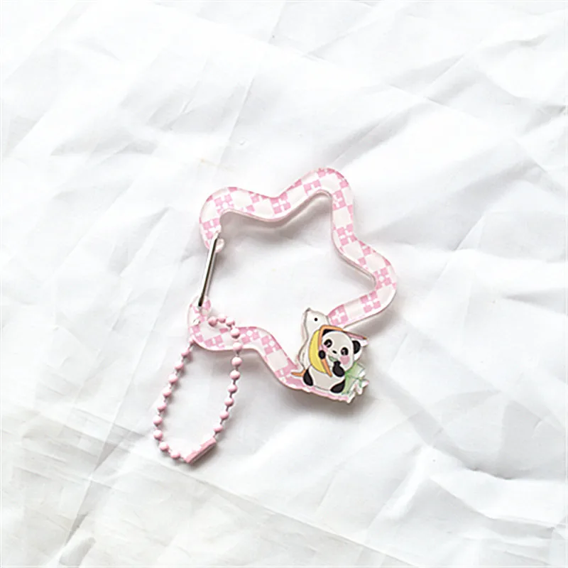 Acrylic Keychain Cartoon Character Pendant Metal Acrylic Key Ring Cute Sweet Casual Style Suitable For Daily Party Holiday Use display picture 11