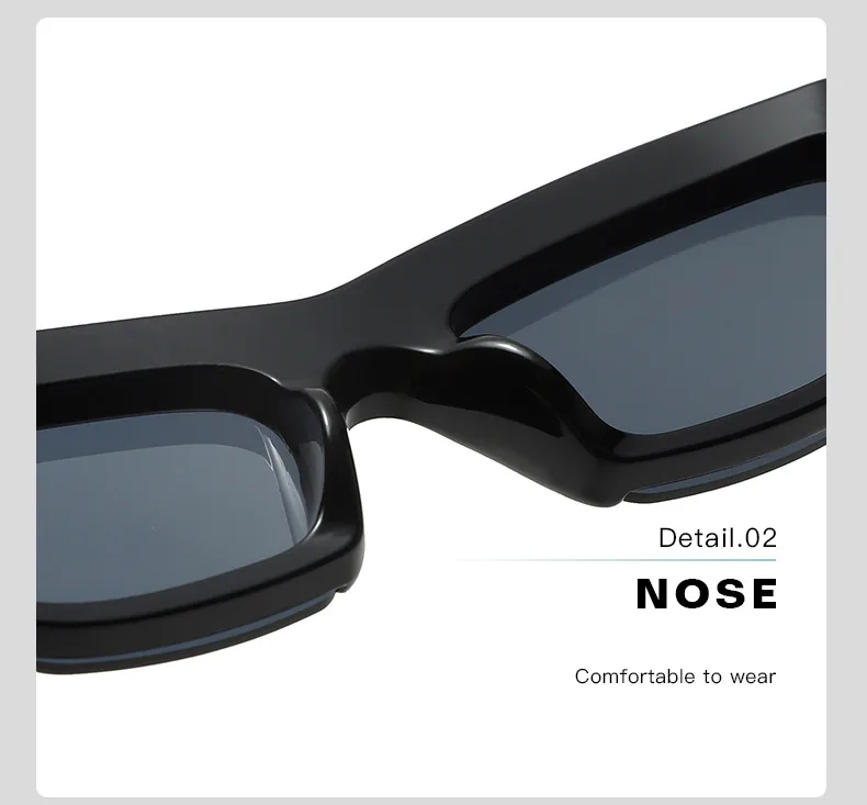 Ladies Retro Cat Eye Sunglasses Triangle Frame Street Style Holiday Travel Model Wearing UV Protection Fashionable Glasses display picture 6