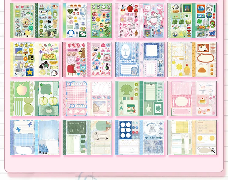 Cute New Style Cartoon Stickers 30 Sheets DIY Decorative Scrapbooking Sticker Books Animal Pattern School Supplies display picture 3