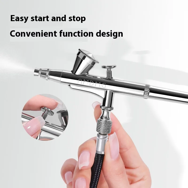 Amdmg Blooming Gradient Painting UV Polish Spray Gun Machine Spray Pen Air Pump For Nail Beauty Shop Nail Beauty Tools Machine display picture 2