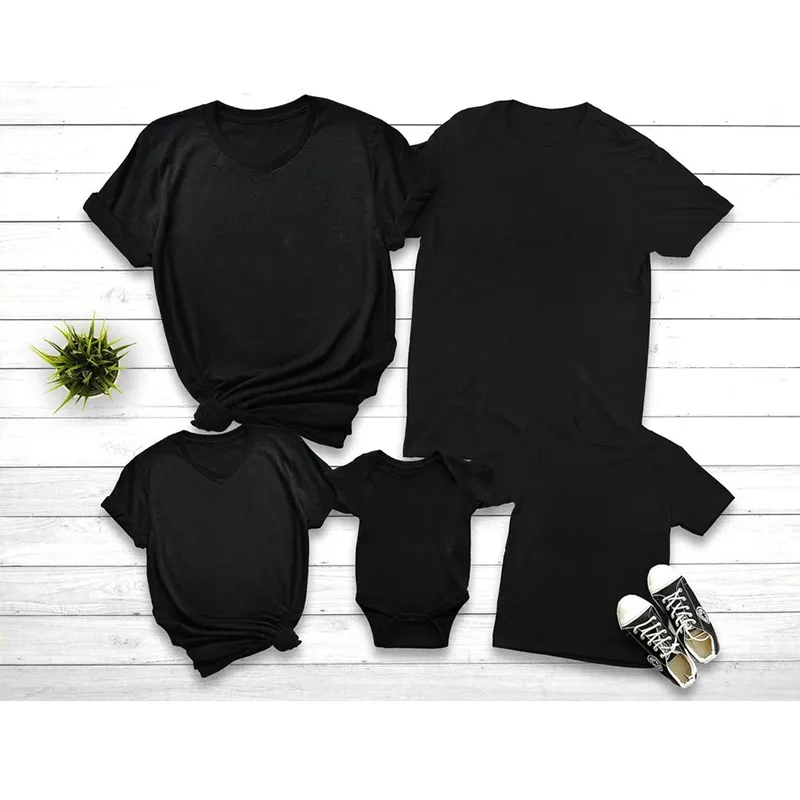 Customized Matching Family T-shirts Street Style Round Neck Short Sleeve Cotton Patriotic Design For Daily And Independence Day display picture 4