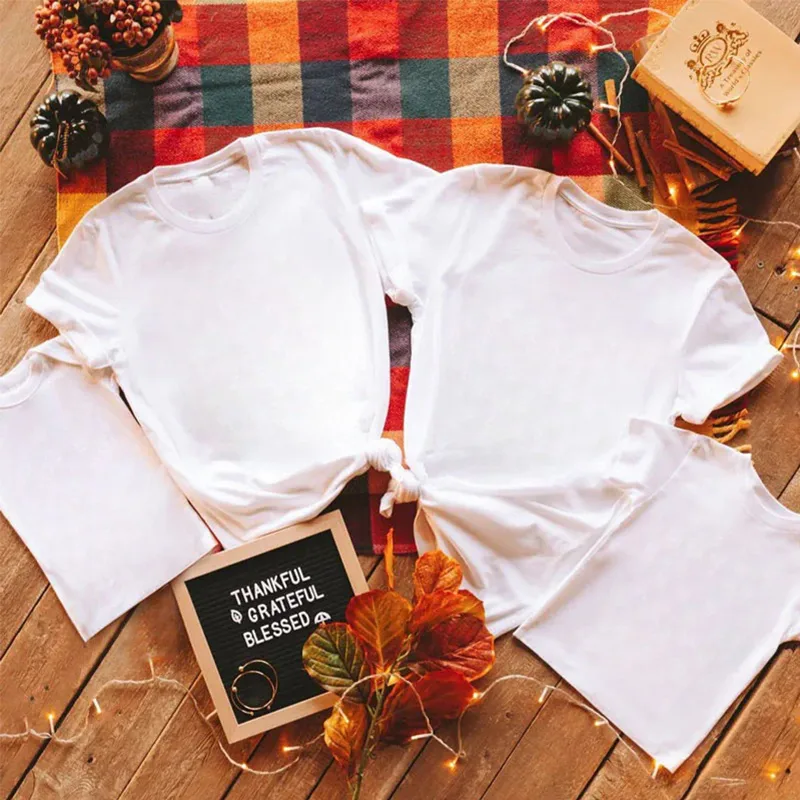 Customized Matching Family T-shirts Street Style Round Neck Short Sleeve Cotton Patriotic Design For Daily And Independence Day display picture 5