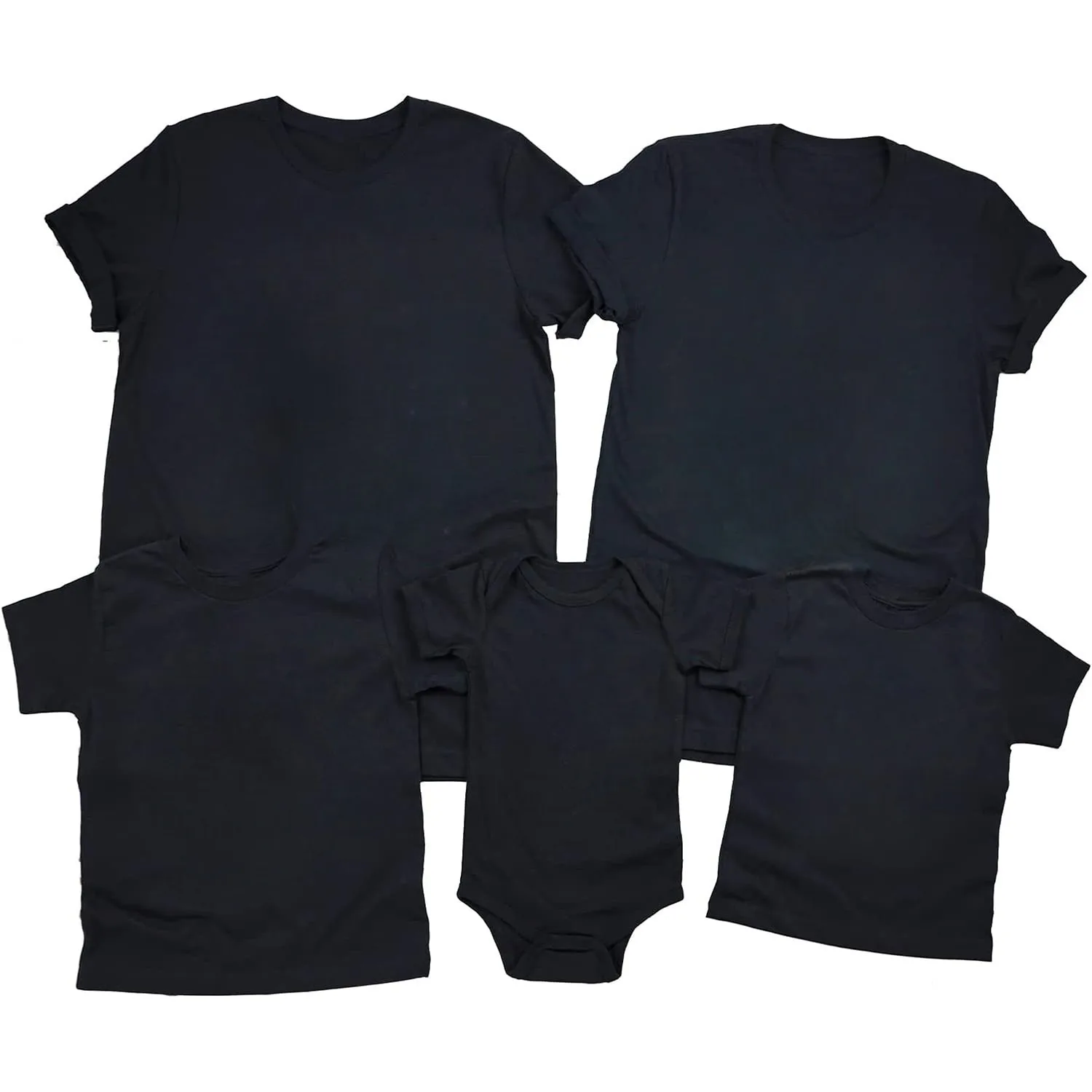 Customized Matching Family T-shirts Street Style Round Neck Short Sleeve Cotton Patriotic Design For Daily And Independence Day display picture 7