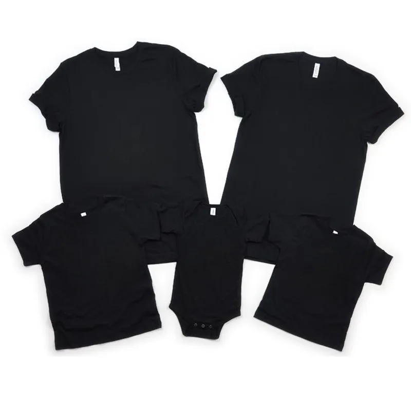 Customized Matching Family T-shirts Street Style Round Neck Short Sleeve Cotton Patriotic Design For Daily And Independence Day display picture 14