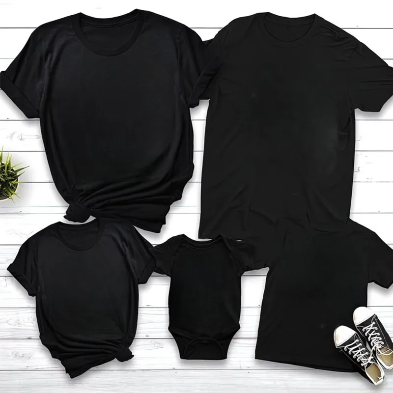 Customized Matching Family T-shirts Street Style Round Neck Short Sleeve Cotton Patriotic Design For Daily And Independence Day display picture 17