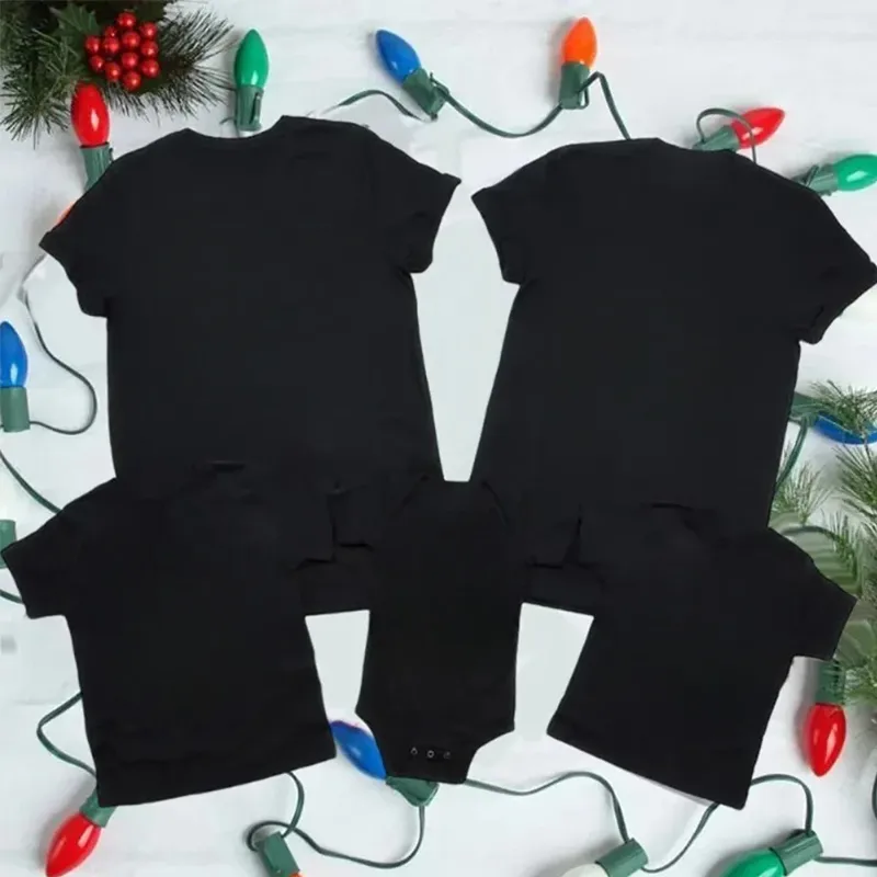 Customized Matching Family T-shirts Street Style Round Neck Short Sleeve Cotton Patriotic Design For Daily And Independence Day display picture 16