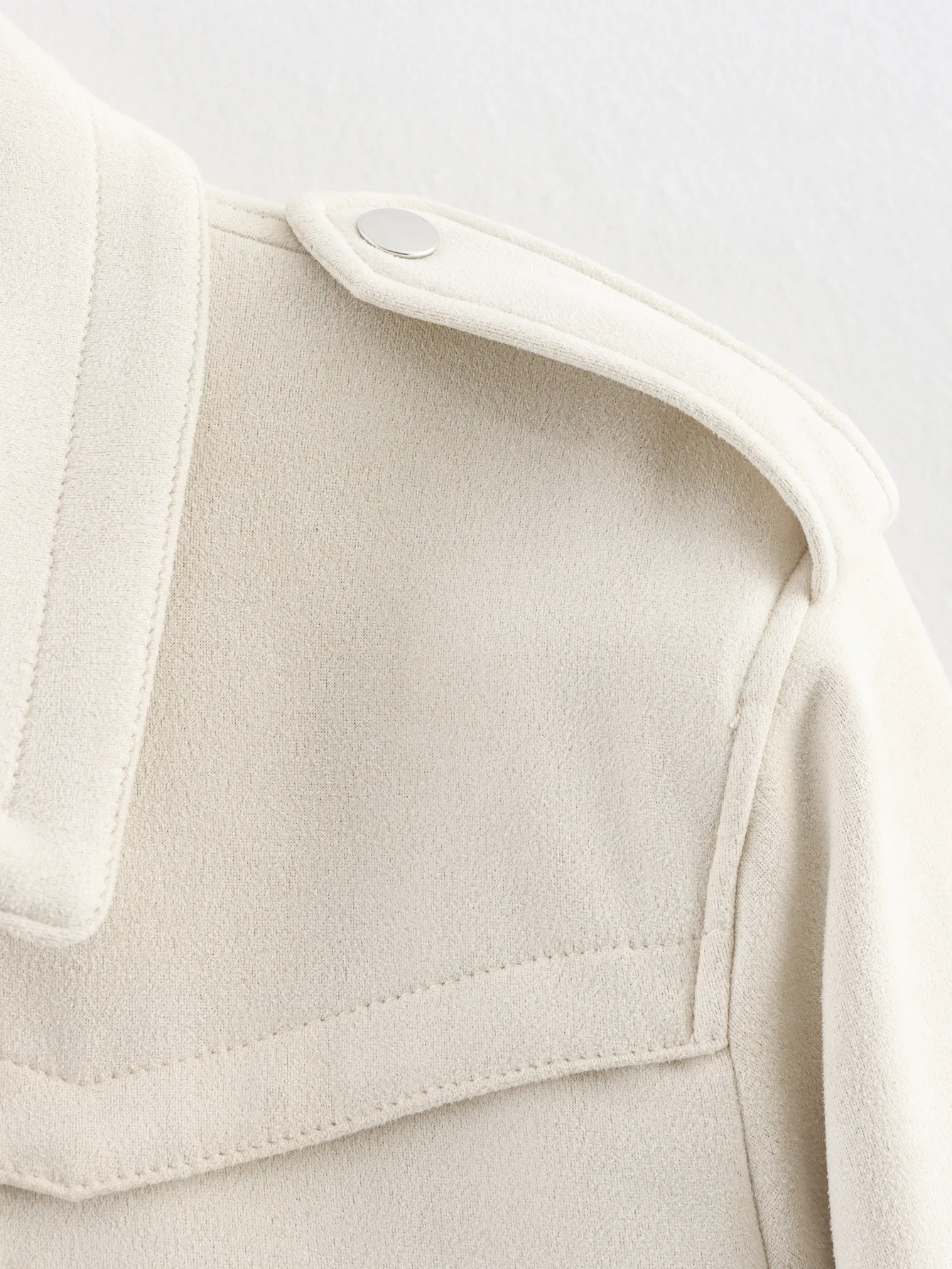European Style Suede Jacket Outerwear Women's College Fresh Sweet Loose Fit Long Sleeve Vintage Style Fashion Outerwear display picture 14