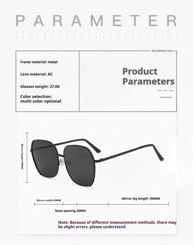 7751 New Fashion Internet Celebrity Sunglasses Retro Hong Kong Style Metal Sunglasses Ins Stylish Street Shooting  Glasses For Women display picture 5