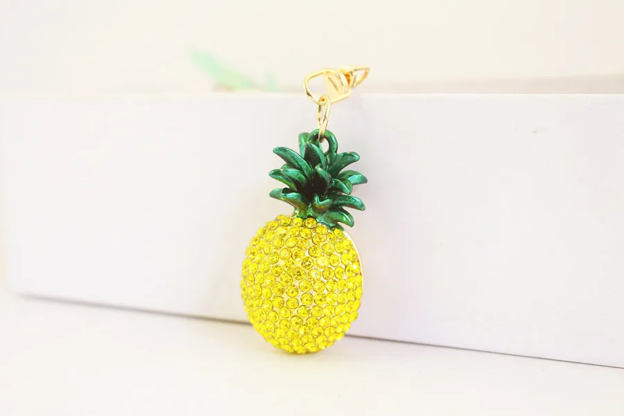 1 Piece Pastoral Pineapple Alloy Unisex Keychain display picture 3