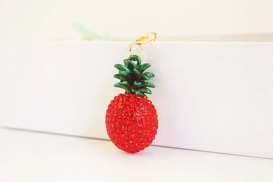 1 Piece Pastoral Pineapple Alloy Unisex Keychain display picture 4