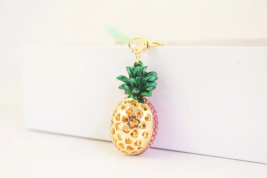 1 Piece Pastoral Pineapple Alloy Unisex Keychain display picture 9
