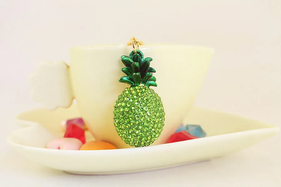1 Piece Pastoral Pineapple Alloy Unisex Keychain display picture 11
