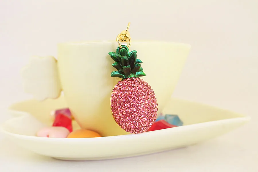 1 Piece Pastoral Pineapple Alloy Unisex Keychain display picture 7