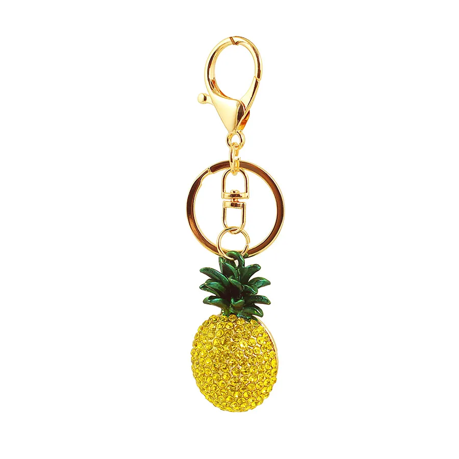 1 Piece Pastoral Pineapple Alloy Unisex Keychain display picture 12
