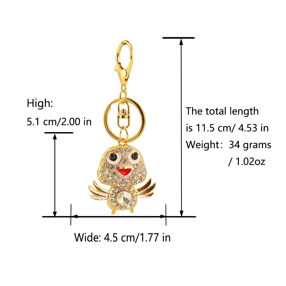 1 Piece Pastoral Wings Alloy Unisex Keychain display picture 2
