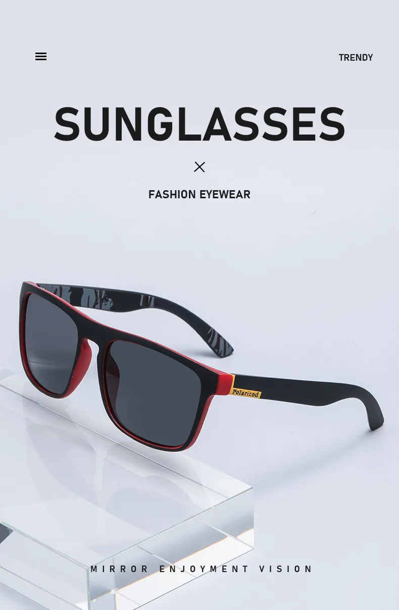 New Sports Glasses Men's Polarized Sunglasses Color Film Real Film Cycling Glasses Mountaineering Sunglasses  Style Sunglasses display picture 1