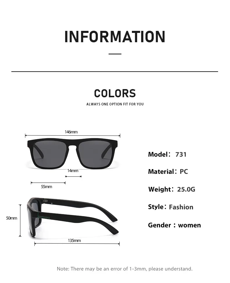 New Sports Glasses Men's Polarized Sunglasses Color Film Real Film Cycling Glasses Mountaineering Sunglasses  Style Sunglasses display picture 4