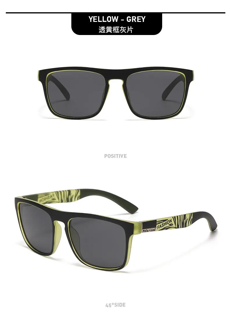 New Sports Glasses Men's Polarized Sunglasses Color Film Real Film Cycling Glasses Mountaineering Sunglasses  Style Sunglasses display picture 14