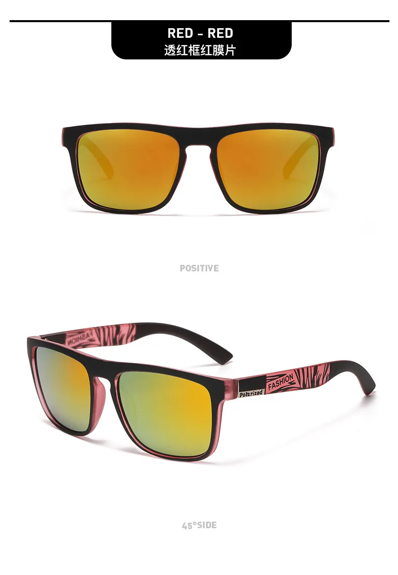 New Sports Glasses Men's Polarized Sunglasses Color Film Real Film Cycling Glasses Mountaineering Sunglasses  Style Sunglasses display picture 22