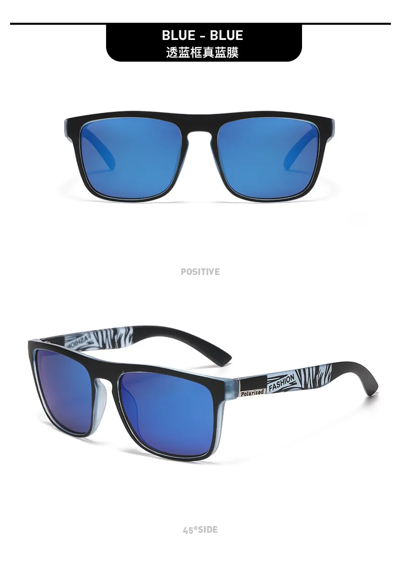 New Sports Glasses Men's Polarized Sunglasses Color Film Real Film Cycling Glasses Mountaineering Sunglasses  Style Sunglasses display picture 23