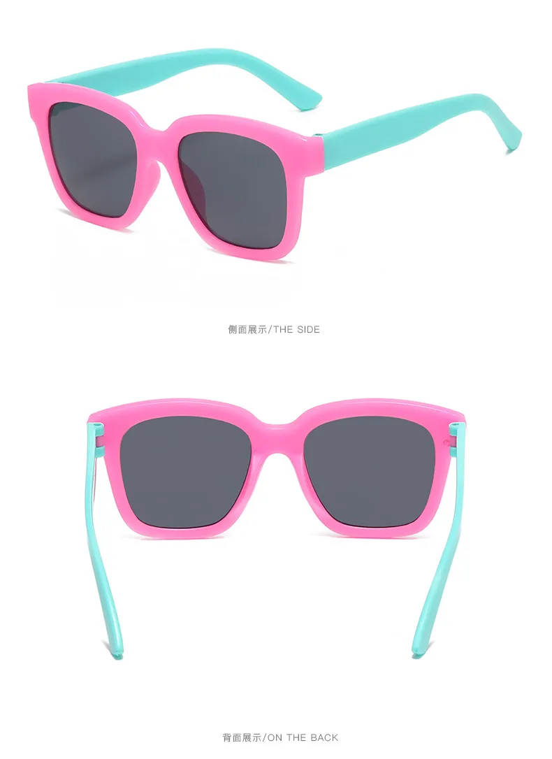 Children's Sunglasses   Kidsren's Sunglasses  Xiyin Export Export Colorful Glasses Sun Protection 8277 display picture 4