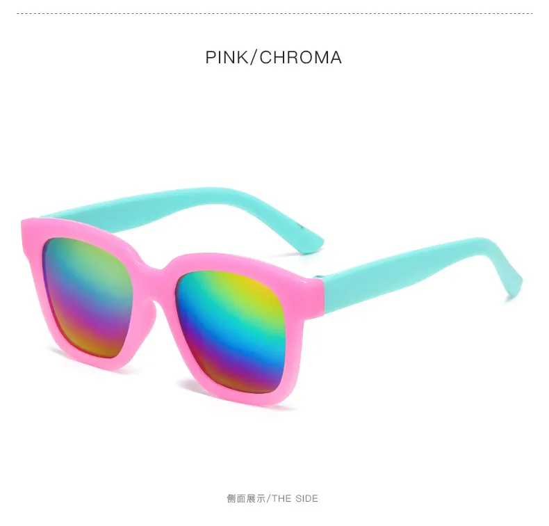 Children's Sunglasses   Kidsren's Sunglasses  Xiyin Export Export Colorful Glasses Sun Protection 8277 display picture 5