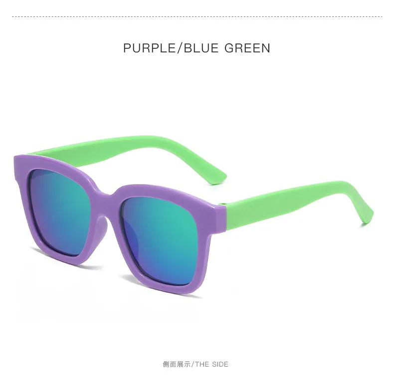 Children's Sunglasses   Kidsren's Sunglasses  Xiyin Export Export Colorful Glasses Sun Protection 8277 display picture 7
