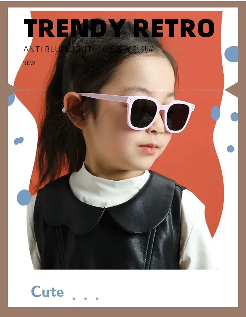 New Style Rice Stud Children's Sunglasses Summer New Version Ins Dopamine Multicolor Fashion Cute Cartoon Baby Fashion display picture 1