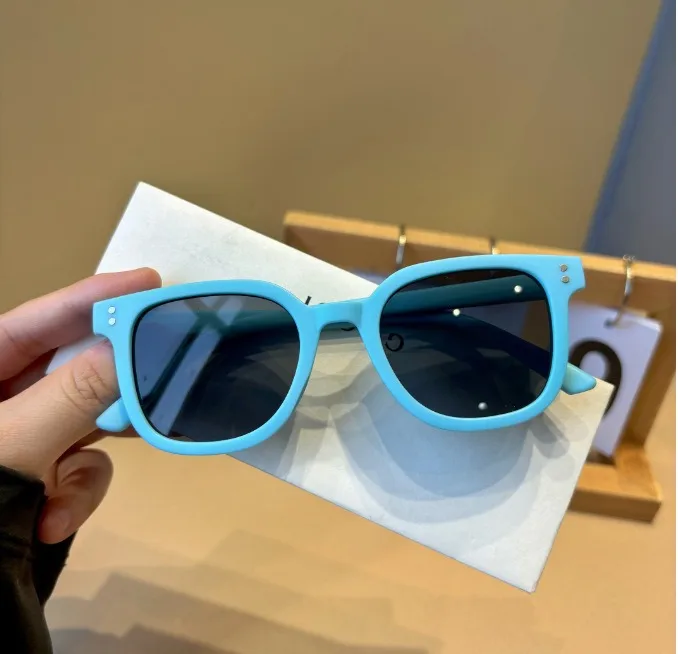 New Style Rice Stud Children's Sunglasses Summer New Version Ins Dopamine Multicolor Fashion Cute Cartoon Baby Fashion display picture 3