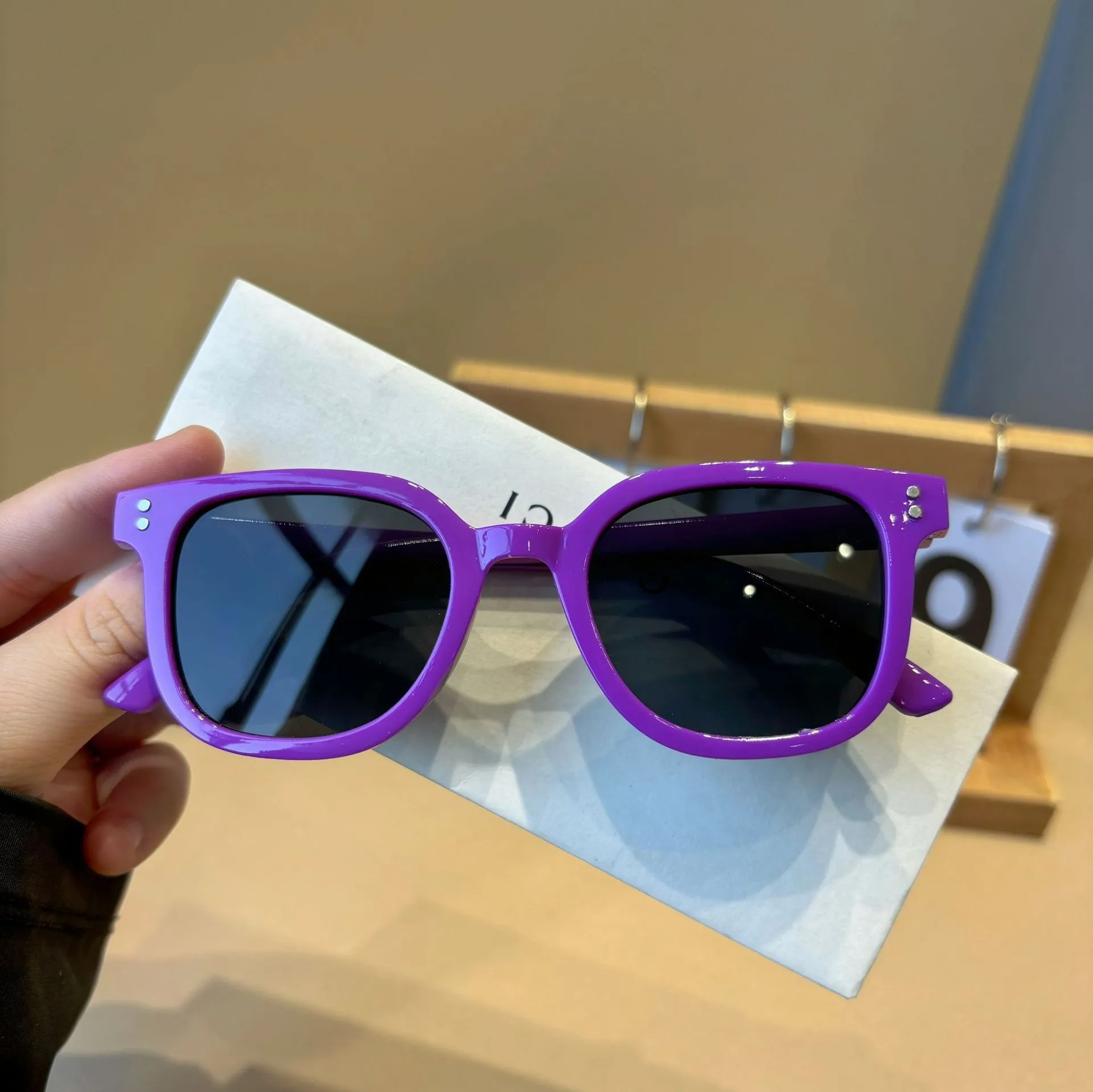 New Style Rice Stud Children's Sunglasses Summer New Version Ins Dopamine Multicolor Fashion Cute Cartoon Baby Fashion display picture 11