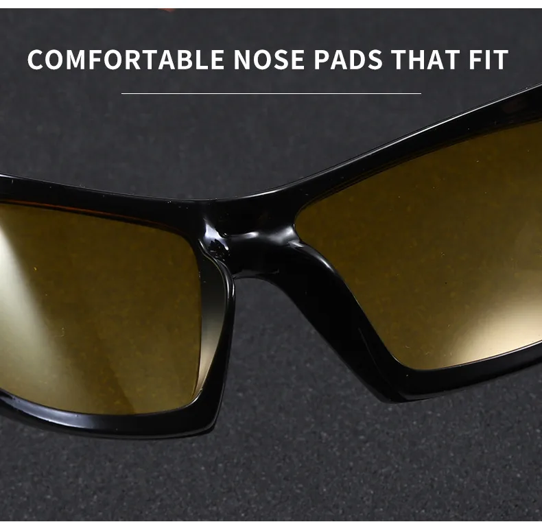 New  Men's Cycling Sports Polarized Sunglasses Outdoor Fishing And Driving Color Film Color-Changing Sunglasses In Stock display picture 5