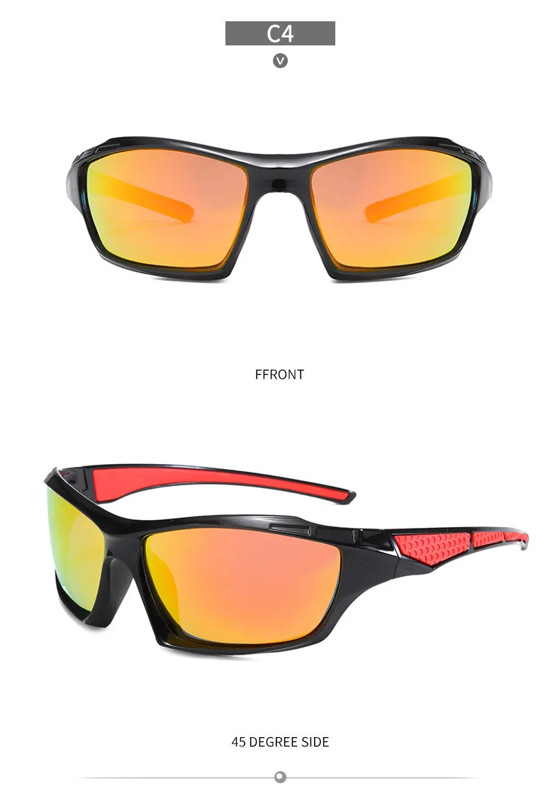 New  Men's Cycling Sports Polarized Sunglasses Outdoor Fishing And Driving Color Film Color-Changing Sunglasses In Stock display picture 12