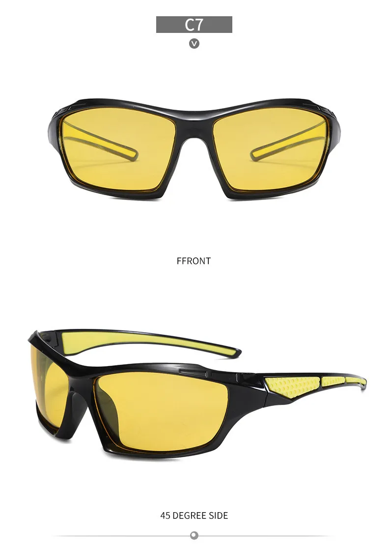New  Men's Cycling Sports Polarized Sunglasses Outdoor Fishing And Driving Color Film Color-Changing Sunglasses In Stock display picture 15