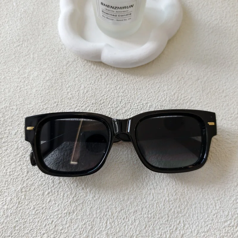 Exaggerated Street Leopard UV400 Protection Resin Square Quadrilateral Full Frame Glasses display picture 10