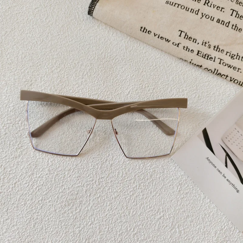 Exaggerated Street Geometric UV400 Protection Resin Square Quadrilateral Full Frame Glasses display picture 8