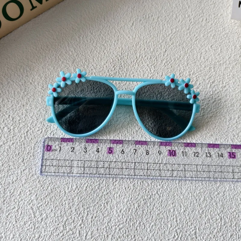 Sweet Simple Style Round UV400 Protection Resin Special-Shaped Mirror Full Frame Glasses display picture 2