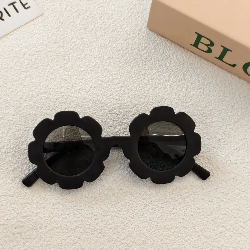 Sweet Simple Style Flower UV400 Protection Resin Special-Shaped Mirror Full Frame Glasses display picture 8
